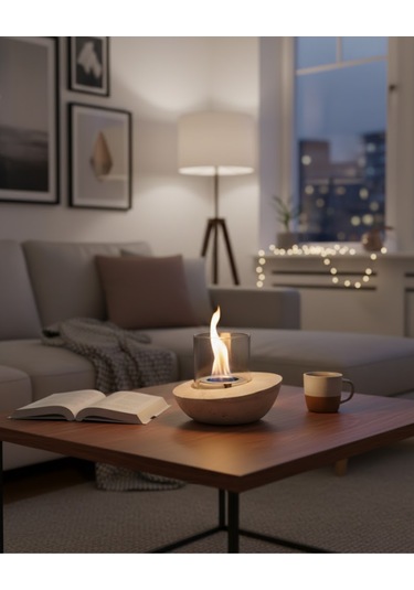 Reyo Stove Lazuli Masaüstü Bioethanol Şömine