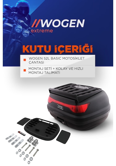 Wogen Wg52 Basic Arka Çanta Siyah Siyah