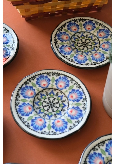 Jamuor Roys Fulya Porselen Çay Tabak Takımı 12cm 6 Parça