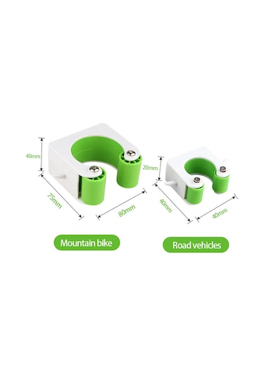 Ranyeek Çocuk Ve Yetişkin Bisikletleri İçin Duvar Askısı - Ayarlanabilir, Pratik Ve Şık Tasarım. Kırmızı