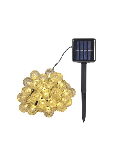 Pazly Güneş Enerjili 50 Led Kristal Küre Bahçe Aydınlatma - 8 Mod, Su Geçirmez