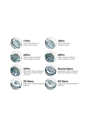 20 Adet 5d Dr. Pen M8 İğne Kartuşları Elektrikli M8 Dr. Kalem Rulo Mikroiğne Ucu 01d1og Çok Renkli