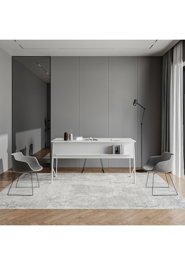 Ella Ofis Masası 150cm Beyaz