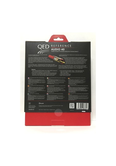 QED QE-2453 REFERENCE AUDIO 40 - RCA INTERCONNECT KABLO 1 Metre