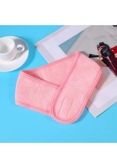 Kadınlar İçin 4 Adet Spa Yüz Bandı, Yüz Yıkama Bandı, Ayarlanabilir Makyaj Bandı, Yüz Yıkama, Duş, Yoga Sporları İçin Sarma Başlığı Mavi, Siyah, Pembe, Gri