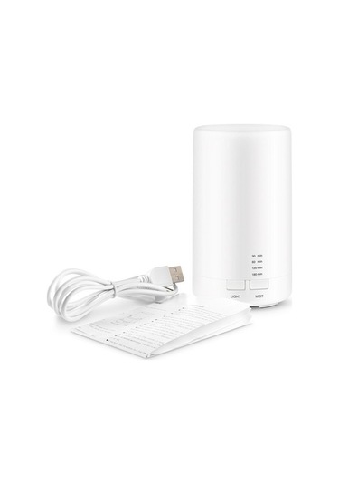 Agoodshop 7 Renk Gece Lambası Usb Şarj Hava Ultrasonik Nemlendirici Aromaterapi Uçucu Yağ Difüzörü Ev 16renk Şarj Edilebilir