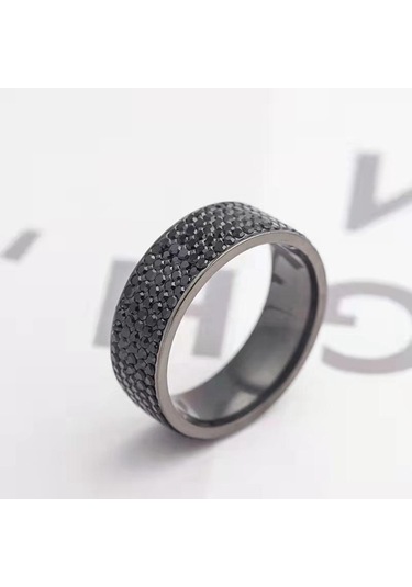 Gümüş Kadın Moda Lüks Düğün Nişan Yüzüğü Takı Hediye Alyans Aksesuarları, Ölçü: 7 Gümüş