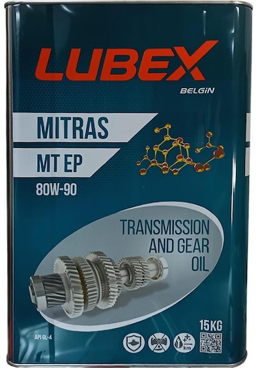 Lubex Mitras Mt Ep 80W-90 Manuel Şanzıman Yağı 15 KG
