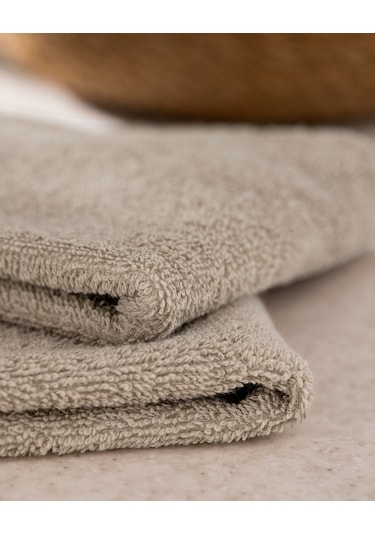 Melly Kroşeli 2'li %100 Pamuk El Havlusu - Bej - 30x40 Cm 8684427204764 Ekru