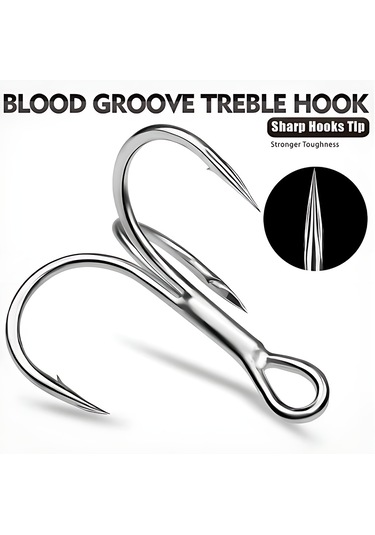 Hokkaido 25 Adet, 1/0 Numara 4x , Papağan Gaga Tasarım,üçlü İğne