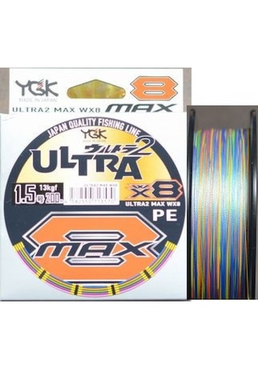 Ygk Ultra 2 Max Pe Wx8 150m Multıcolor İp Misina Pe0.8