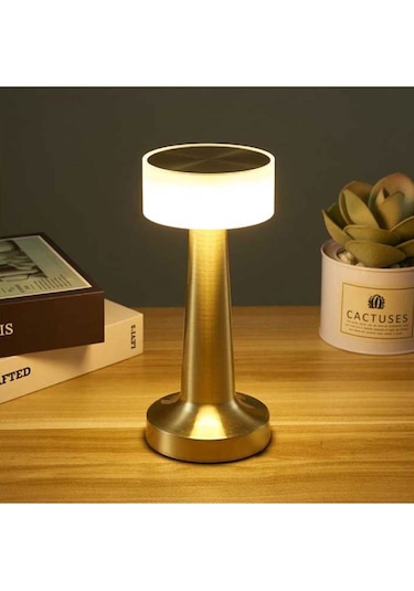 Taşınabilir Şarjlı Masa Lambası Dimmerli Dekoratif Denver Abajur