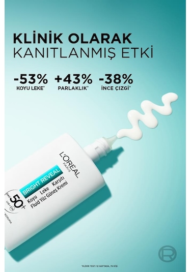 L'Oréal Paris Koyu Leke Karşıtı Yüz Güneş Kremi SPF50+ 50 ML + All-in-One Doğal Işıltı 40 ML