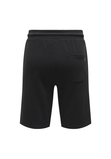 Only & Sons Erkek Onsneıl Belden Bağlamalı Pamuk Şort 22015623 Siyah