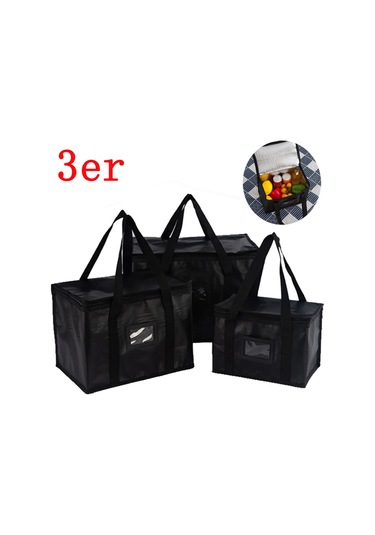3x Soğutucu Çanta Soğutucu Kutu Büyük Soğutucu Kutu İçecek Çantası Soğutucu Çanta Soğutucu Piknik Çantası Yalıtımlı Çanta 16l + 28l + 50l