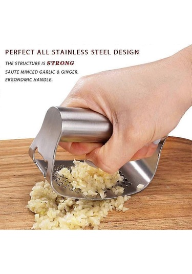 Premium Sarımsak Pres Seti - Paslanmaz, Bulaşık Makinesinde Yıkan Çok Renkli