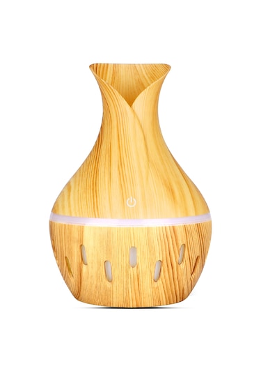 Ruicoo "300ml Ahşap Desenli Nemlendirici & Aromaterapi Difüzörü - Sessiz Çalışma, Led Işık, Usb Şarj"