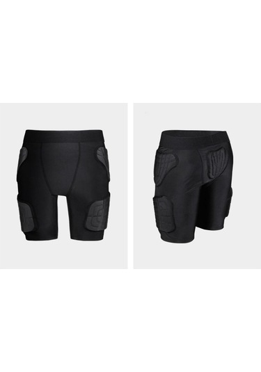 Suntek Çocuk Yastıklı Kalça Koruyucu Kısa Pedi Eva Siyah