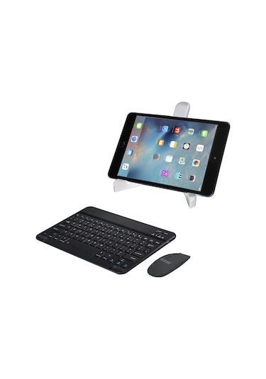 Huawei Uyumlu Matepad Pro 11 2022 Bluetooth Klavye+Mouse+Stand AL2765