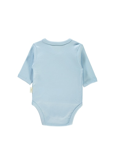 Civil Baby Bebek Organik Çıtçıtlı Badi 0-6 Ay Mavi 14330R009SS1 Mavi