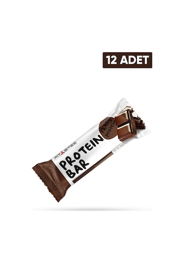Protein Bar 50 Gram X 12 Adet - Chocolate Çikolata Aromalı