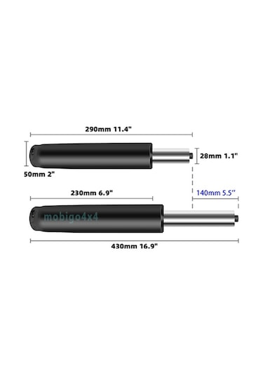 Poligonofis Ofis Koltuğu Amortisörü Oyuncu Koltuğu Amortisörü Klass 3 Piston