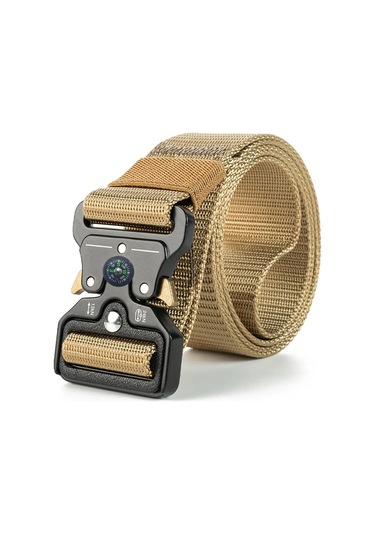 Snapbuy Erkekler İçin Taktik Pusula Kemer - Çok Fonksiyonlu Avcılık Ve Survival Aksesuarı Ordu Yeşil 120cm