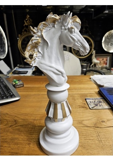 Satranç Takımı Biblo Beyaz -cengizhan Unaler