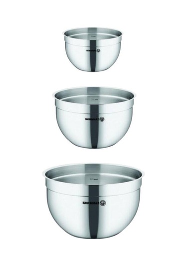 Korkmaz Proline Gastro 3'Lü Karıştırma Kabı 16/20/24 Gıda Çok Renkli