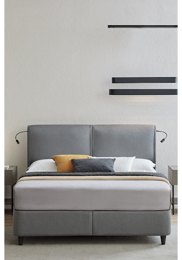 Yataş Adapt Rest 2'li Baza, Başlık Set - Gri 160x200 Cm