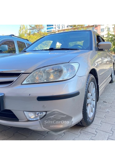 Honda Civic Vtec 2 Uyumlu Esnek Tampon Koruma Bandı Ön Arka Tampon Koruyucu Şerit Yumuşak Bant 4 Lü Paket Siyah 00 Şüscaroto Aksesuar