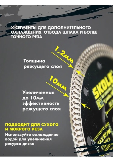 Skole Granit Ve Fayans İçin Elmas Disk 125 Mm Avuçtaşı İçin 412755345