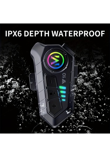 Y10 1000mah Motosiklet Kask Kulaklığı Sesli Kontro Kablosuz Eller Açık Konuşan Kulaklık Ahizesiz Çağrı Müzik Kulaklık Sert İşaret Alıntı Sözcük