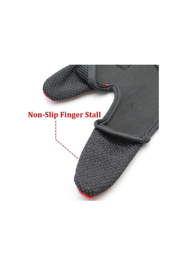 Kırmızı Siyah/kırmızı Kaymaz Balıkçılık Eldivenleri Balıkçılar Sağ El İki Parmak Kor Balık Aracı İçin Balıkçı Kıyafetleri 56744160 Kırmızı