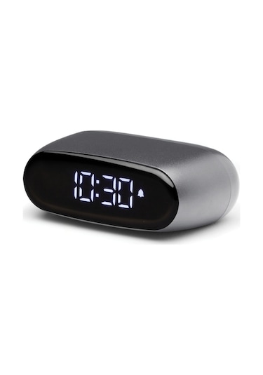 Lexon Minut Alarm Saat Metalik Gri
