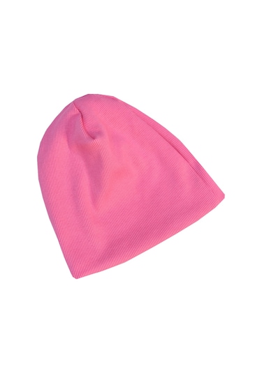 Luess Çocuk Unisex Fitilli Kışlık Bere Pembe
