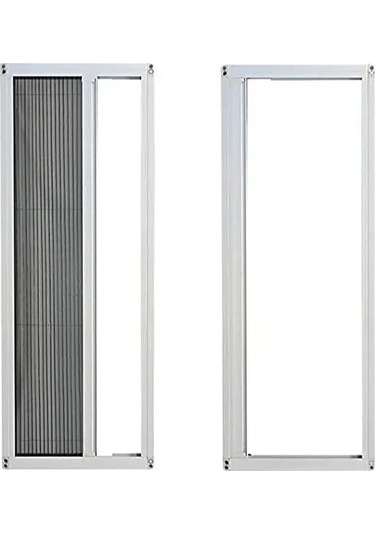 Akordeon Pileli Pilise Sineklik,beyaz, 90x210 Cm, İstenilen Ölçüde