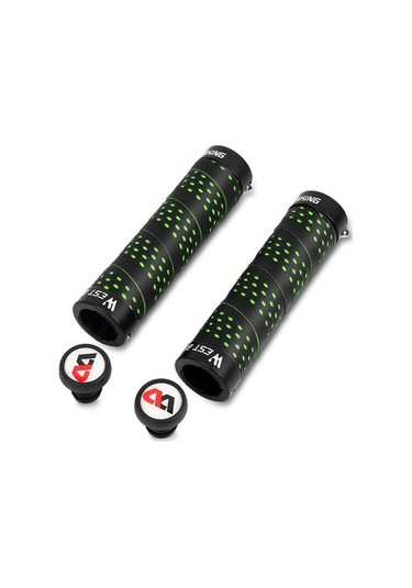 Novahub 2 Adet Yumuşak Bisiklet Gidon Tutacakları Kaymaz Şok Emici Kauçuk Tutacaklar Bisiklet Gidonu