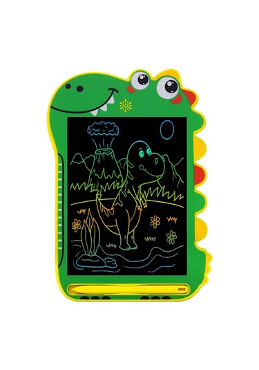 Dinozor Lcd Yazma Tableti 8.5 İnç Sıcak Satış Dijital Yazma Tablet Fabrika Fiyat Elektronik Çizim Ku Yeşil