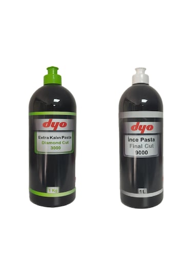 Dyo Kalın Çizik Giderici Pasta Seti 3000/9000 Yeni Ürünler 1 Lt