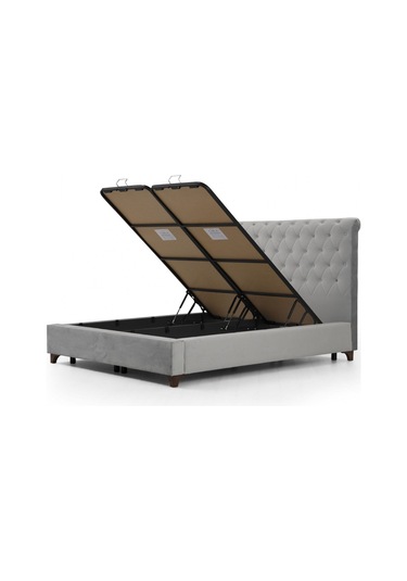 150x200 Deluxe Baza+başlık Gri