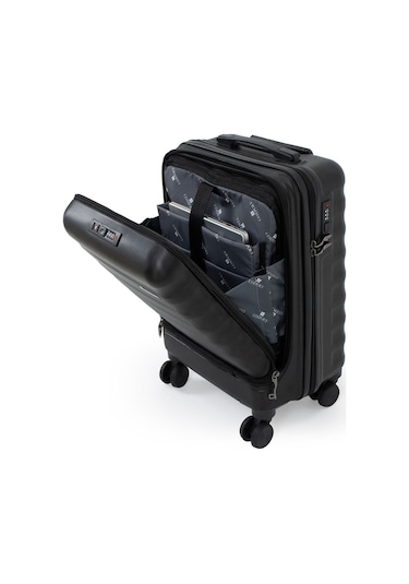 Vega Laptop Bölmeli Lux Kabin Boy Valiz Mavi