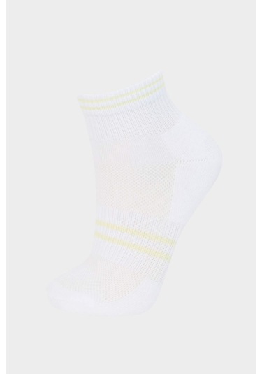 DeFacto Kız Çocuk 5'li Pamuklu Patik Çorap E6063A8NSKR1