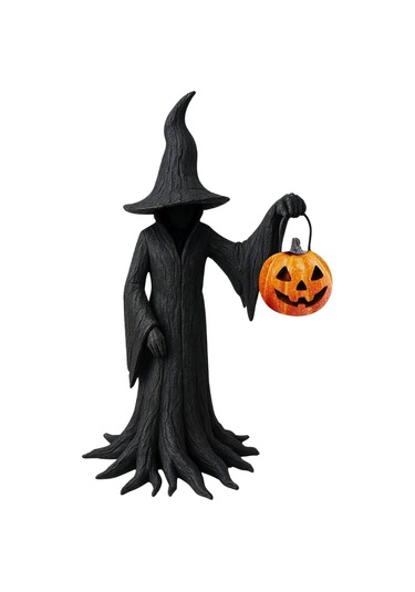 Suntek Reçine Figürin Şömine Masaüstü Cadılar Bayramı Orta