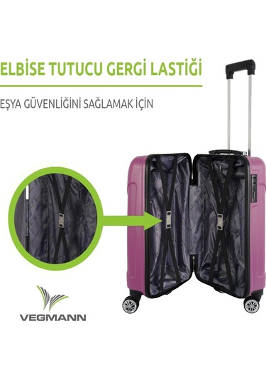 Vegmann Vela Violet Kabin Boy Valiz Mürdüm