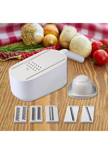Suntek Çok İşlevli Sebze Doğrama Dilimleyici Drenaj Haki Haki Diğer