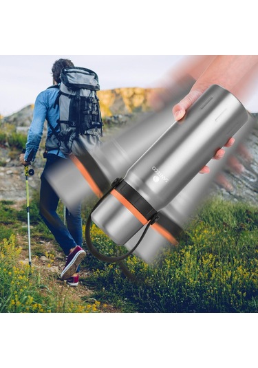 Schafer Santeco Çelik Termos 1200 Ml İnox