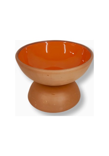 Oval Ayaklı Kase Turuncu
