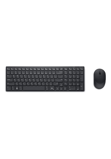 Dell Pro Km555 Sessiz Kablosuz Set Siyah Optik