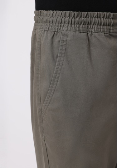 Colins Cargo Fit Orta Bel Lastikli Paça Erkek Yeşil Pantolon Cl1076756 Q1.v2 Kha Haki